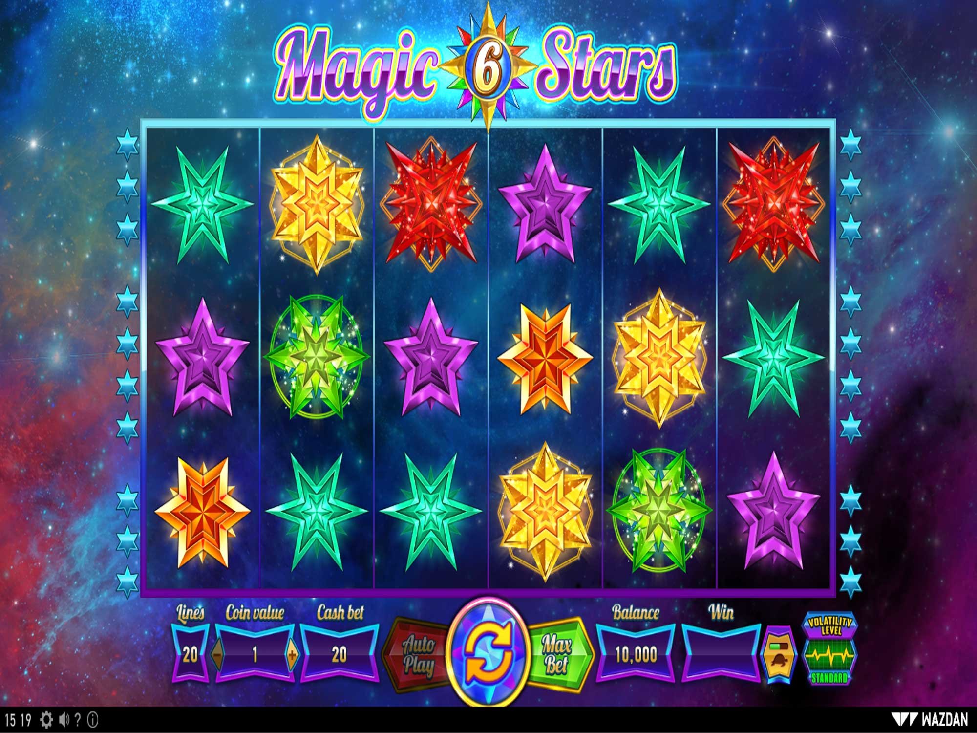 Magic Stars slot game screenshot