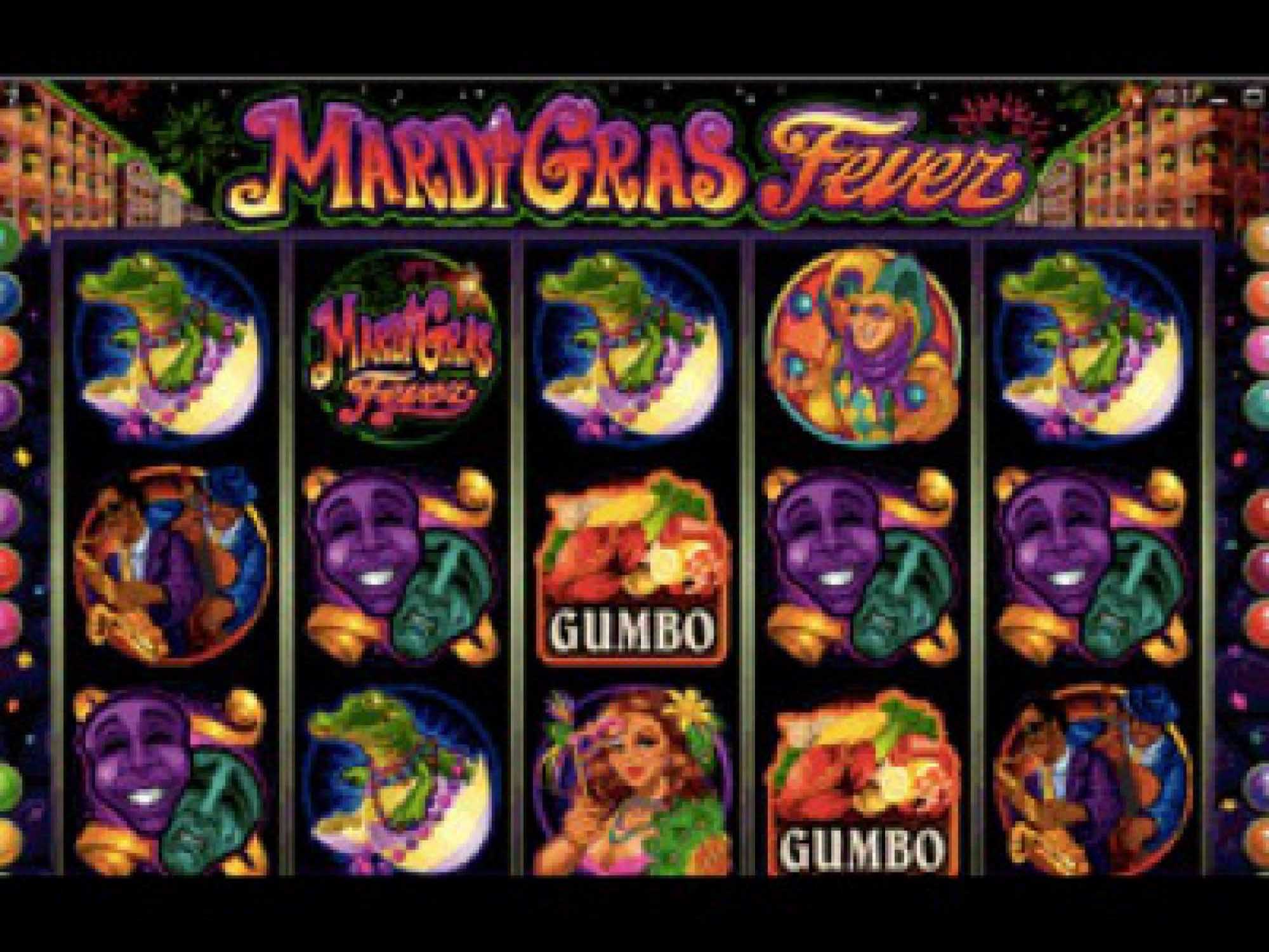 Mardi Gras Fever slot game screenshot