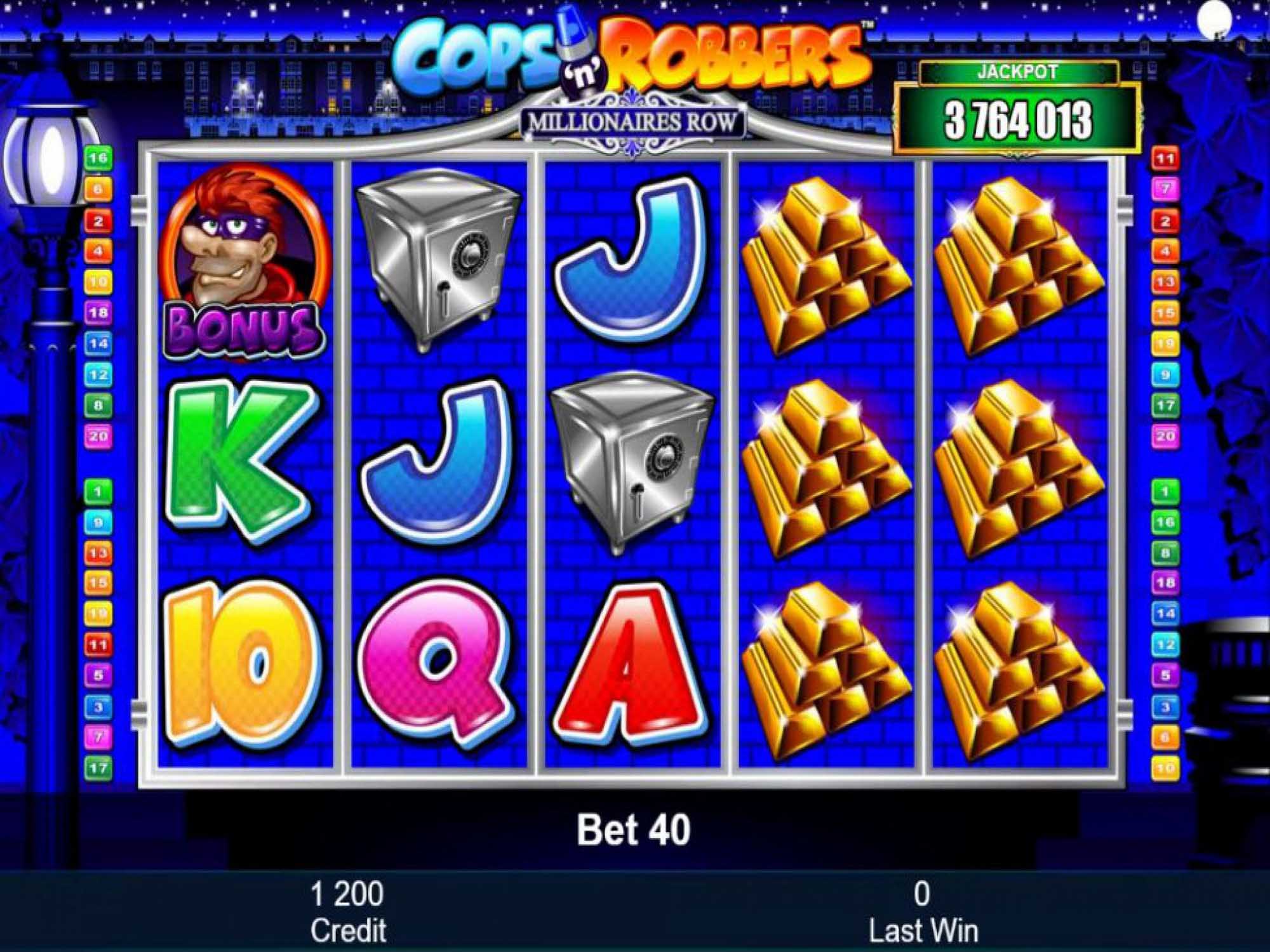 Millionaire's Lane slot game screenshot