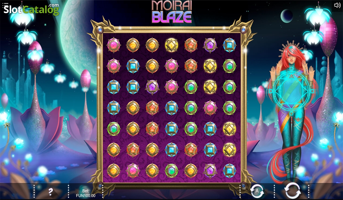 Moirai Blaze video slot game screenshot