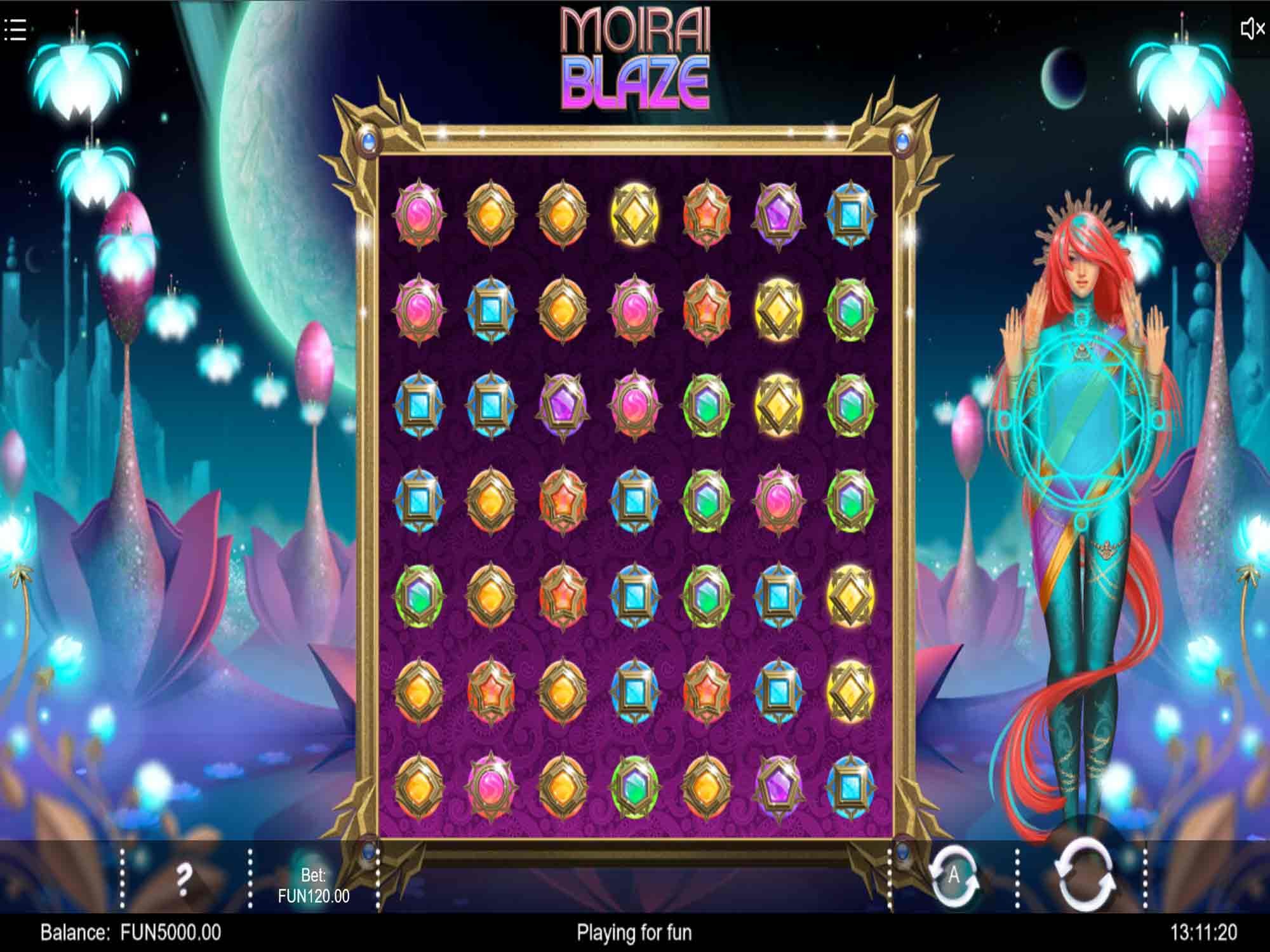 Moirai Blaze slot machine screenshot