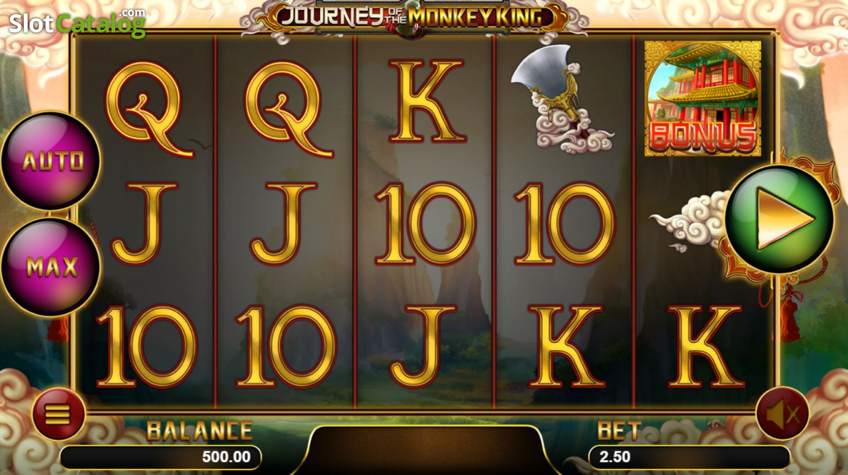 Monkey's Journey slot game screenshot