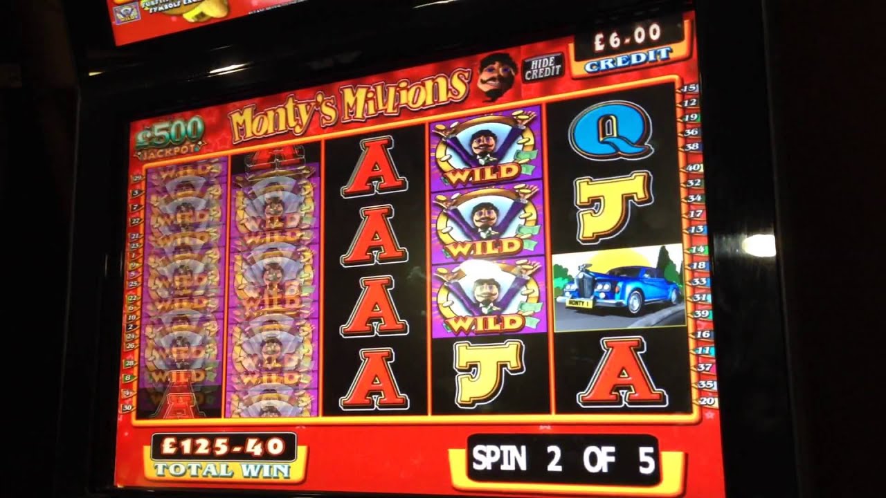 Monty's Millions slot game screenshot