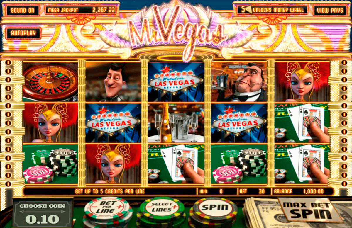 Mr. Vegas slot machine screenshot