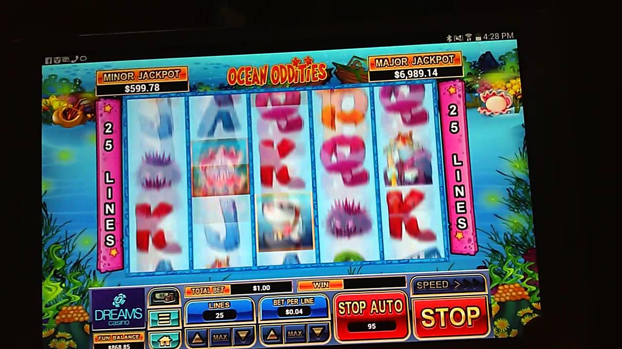 Ocean Dreams video slot game screenshot