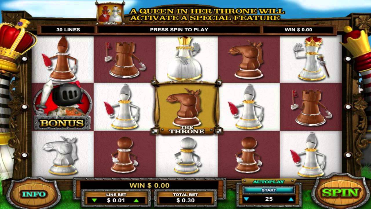 Queen Of Thrones slot machine screenshot