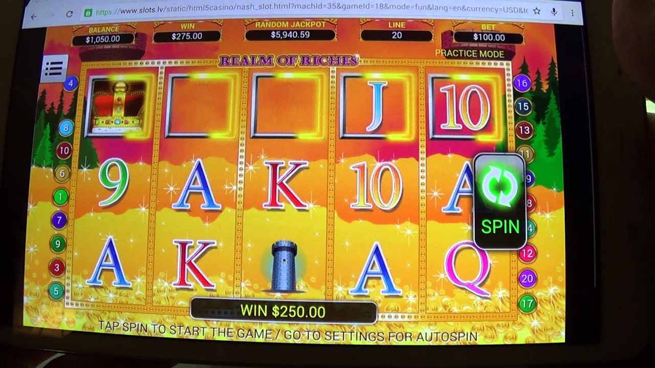 Realm of Riches video slot game screenshot