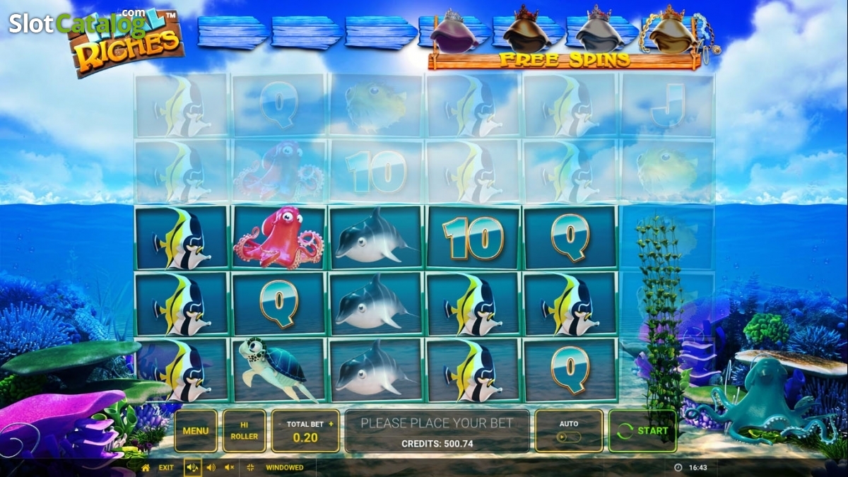 Riches from the Deep video slot machine screenshot