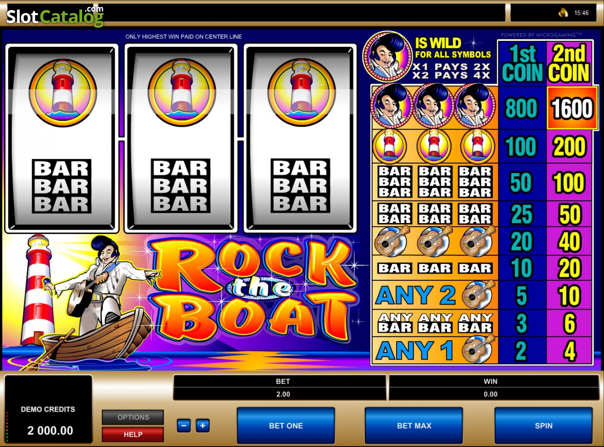 Rock the Boat slot game screenshot