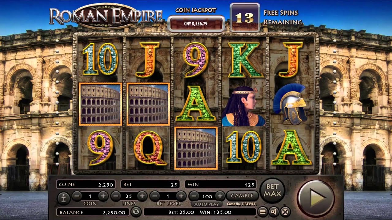 Roman Empire slot game screenshot