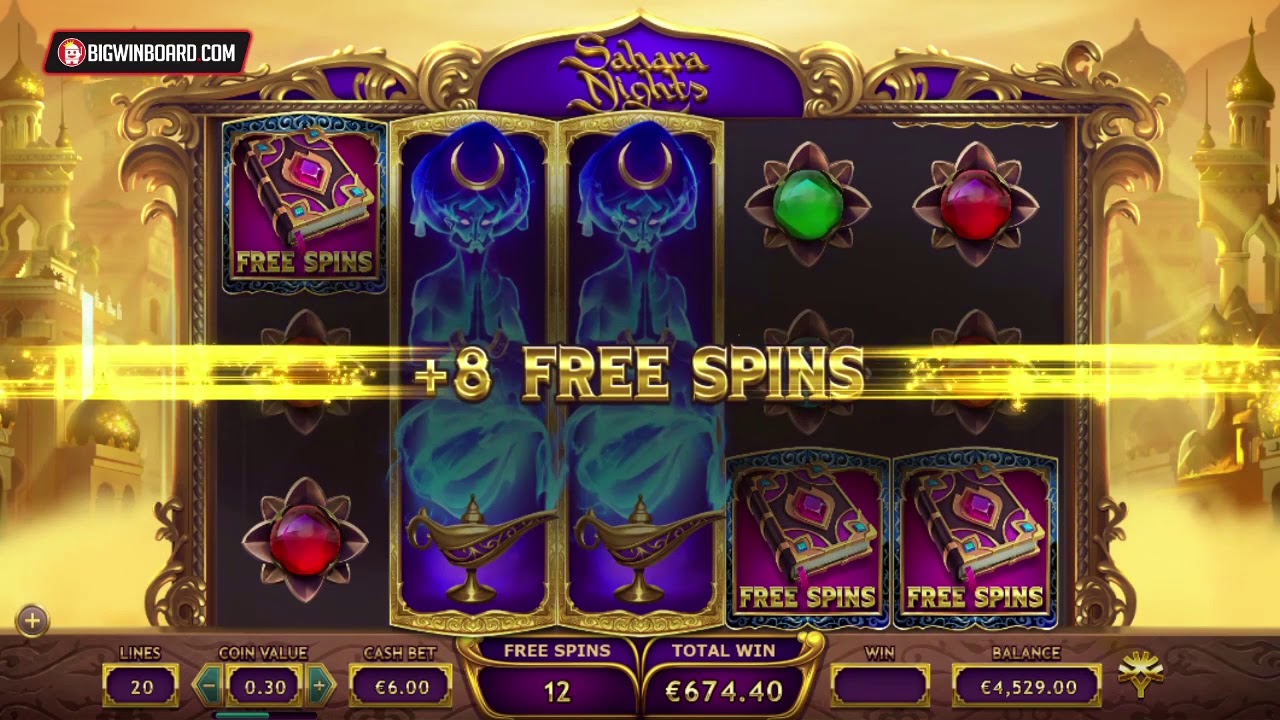 Sahara's Secret slot machine screenshot