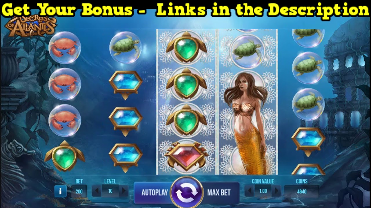 Secrets of Atlantis slot machine screenshot