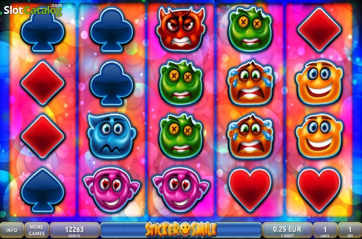 Smile video slot machine screenshot