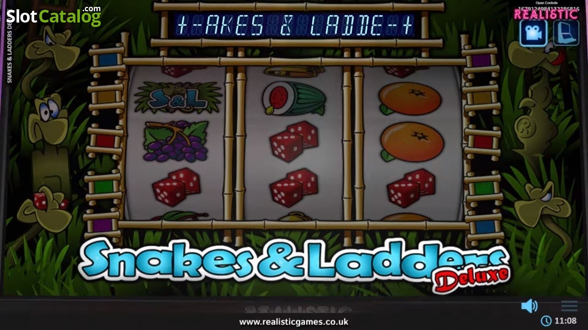 Snakes and Ladders video slot machine screenshot