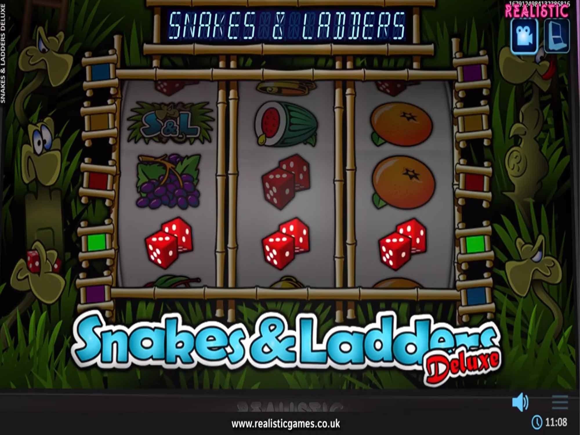 Snakes and Ladders video slot machine screenshot