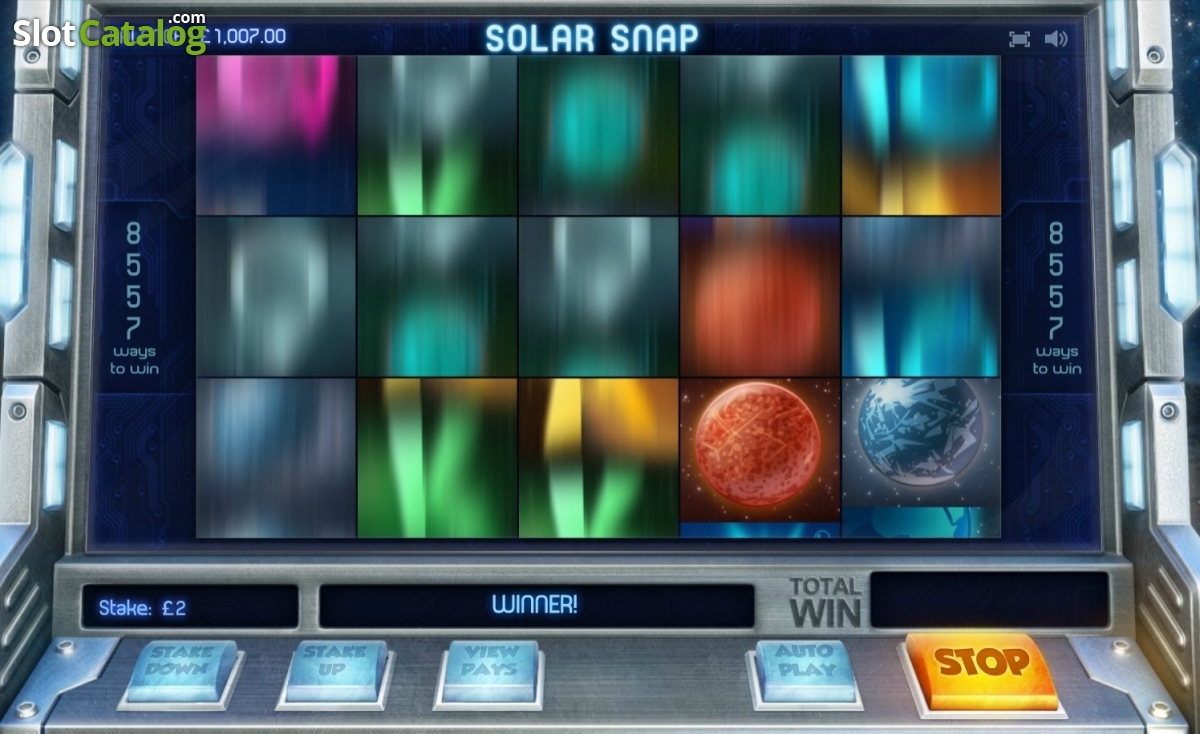 Solar Snap slot machine screenshot