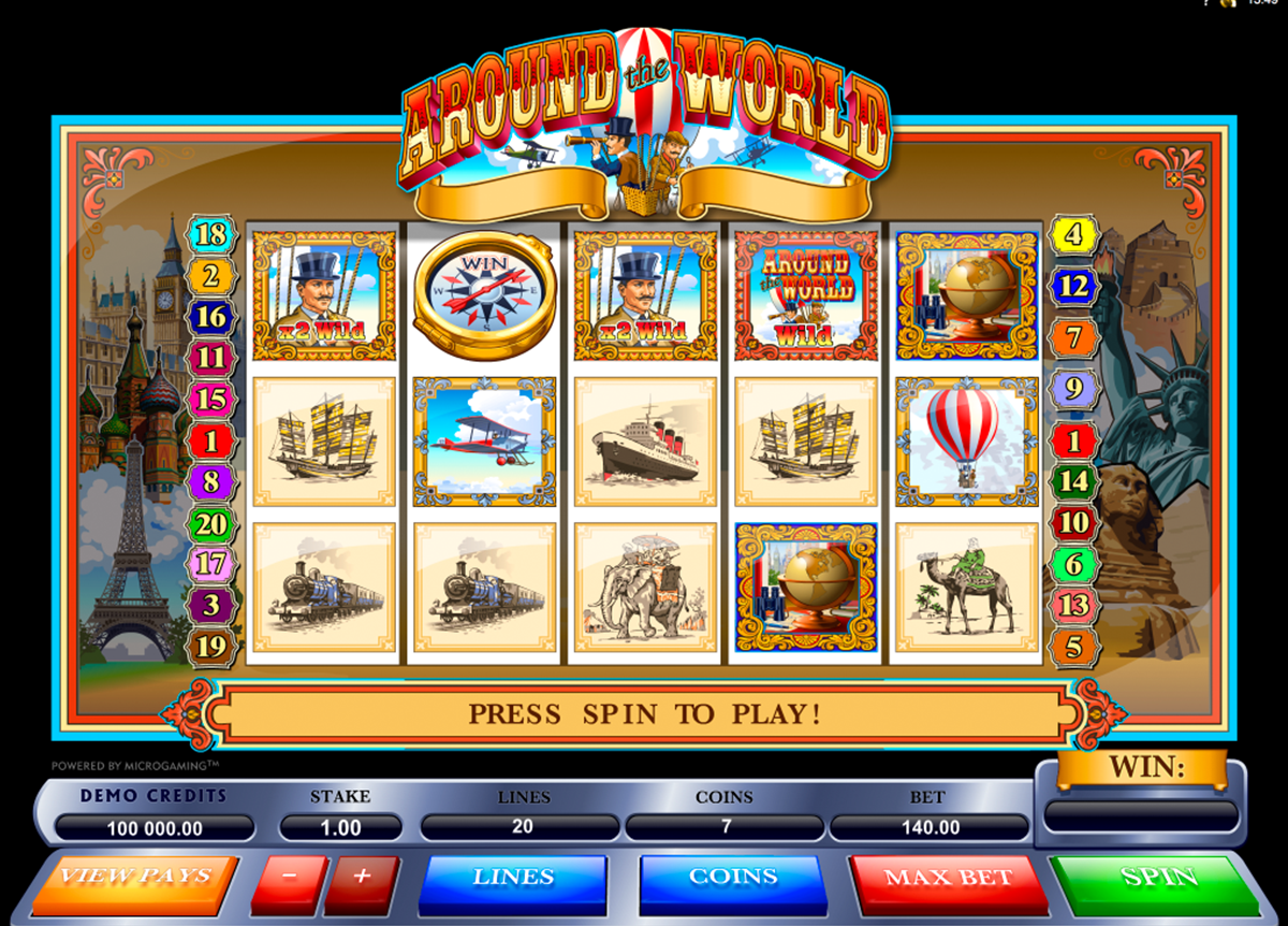 Spin The World slot game screenshot