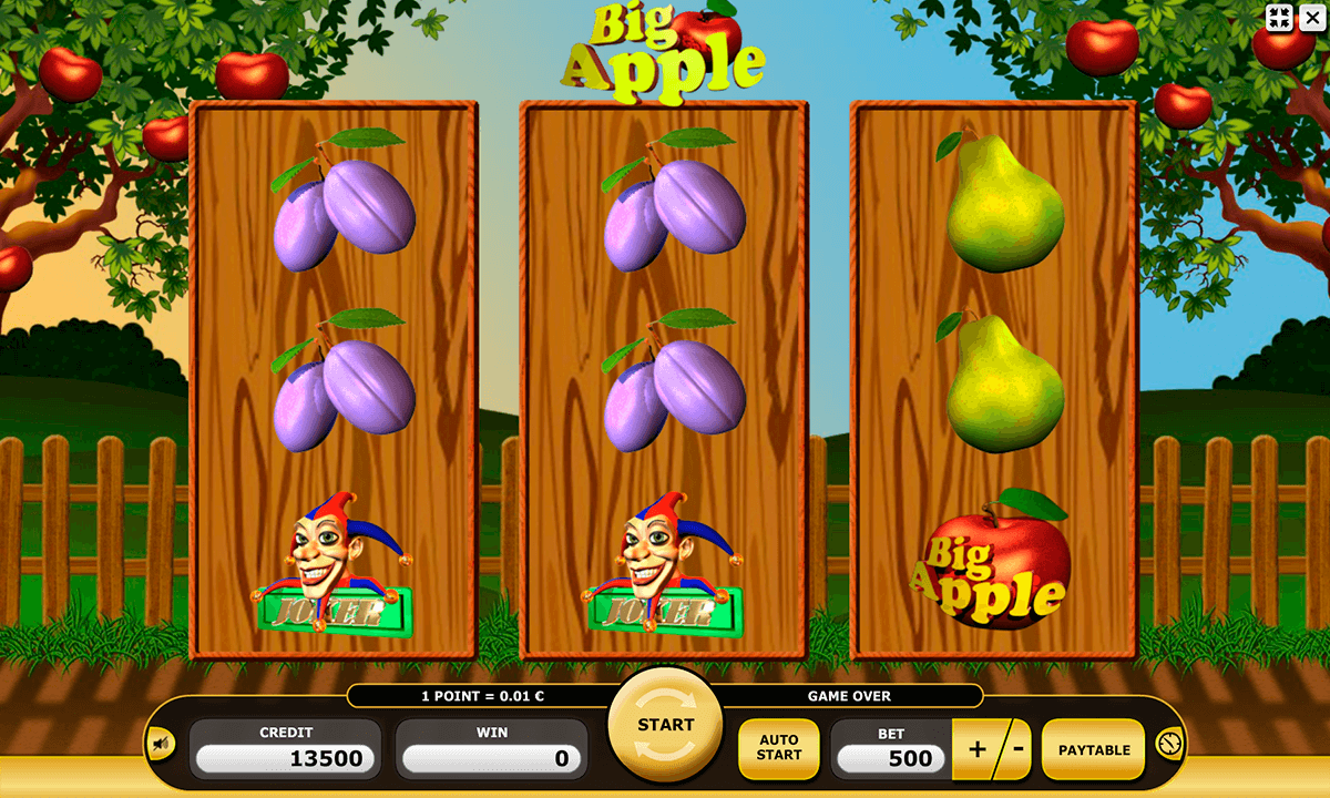 The Big Apple slot machine screenshot