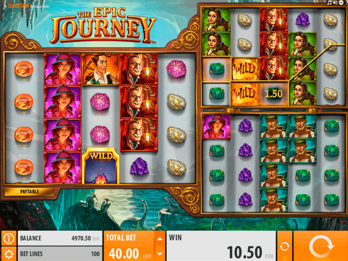 The Epic Journey slot machine screenshot