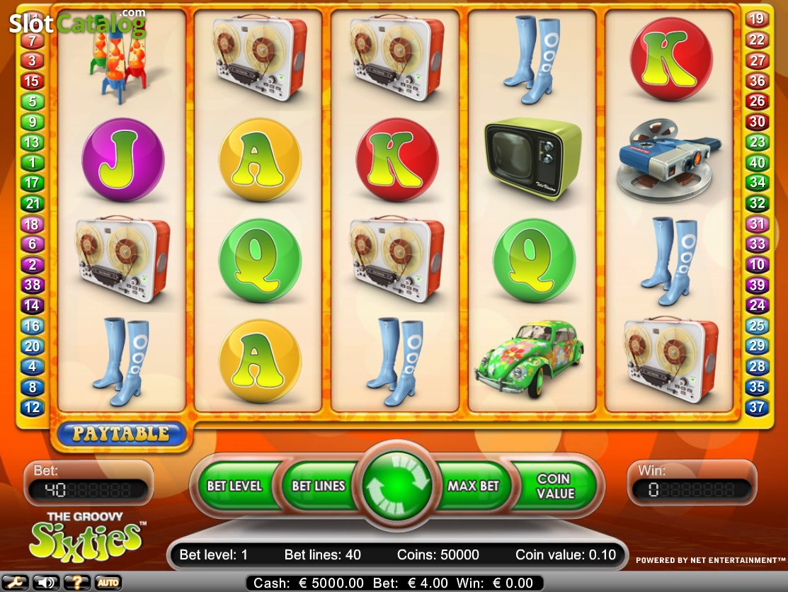 The Groovy Sixties video slot game screenshot