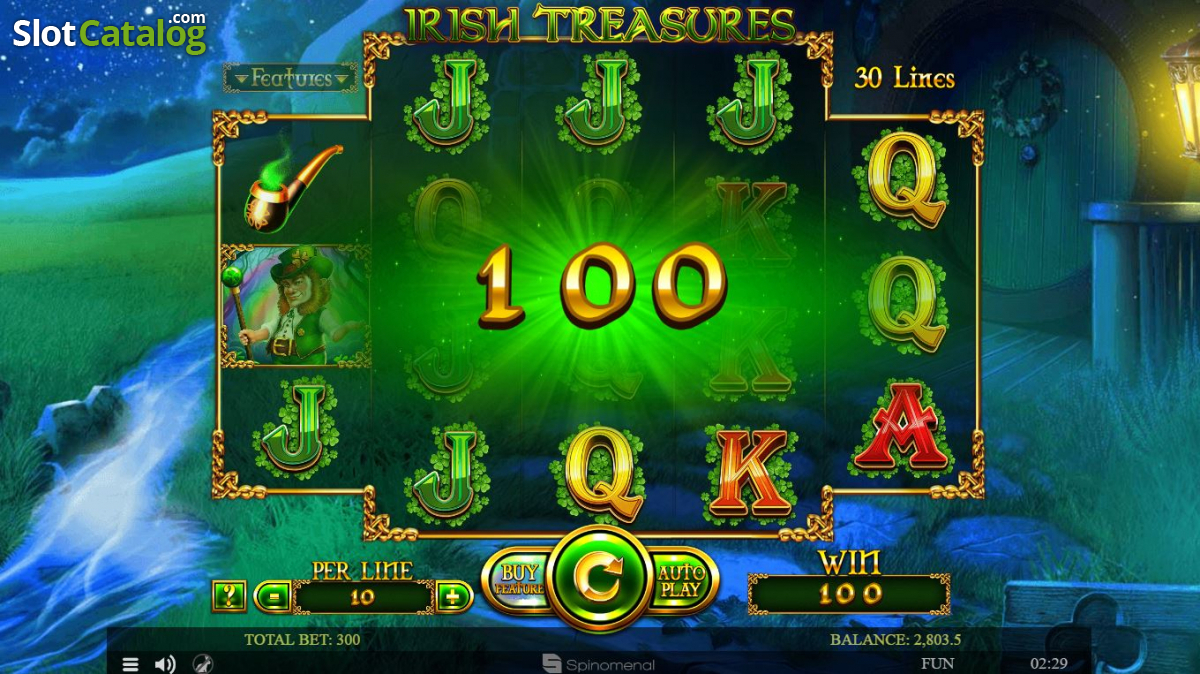 The Leprechaun Treasure Hunt slot machine screenshot