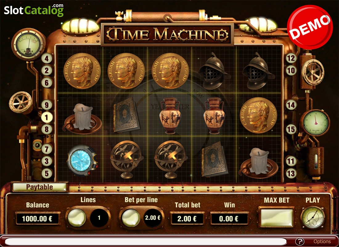 Time Machine video slot game screenshot