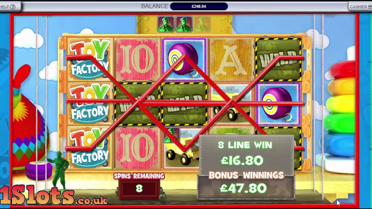 Toy Factory slot machine screenshot