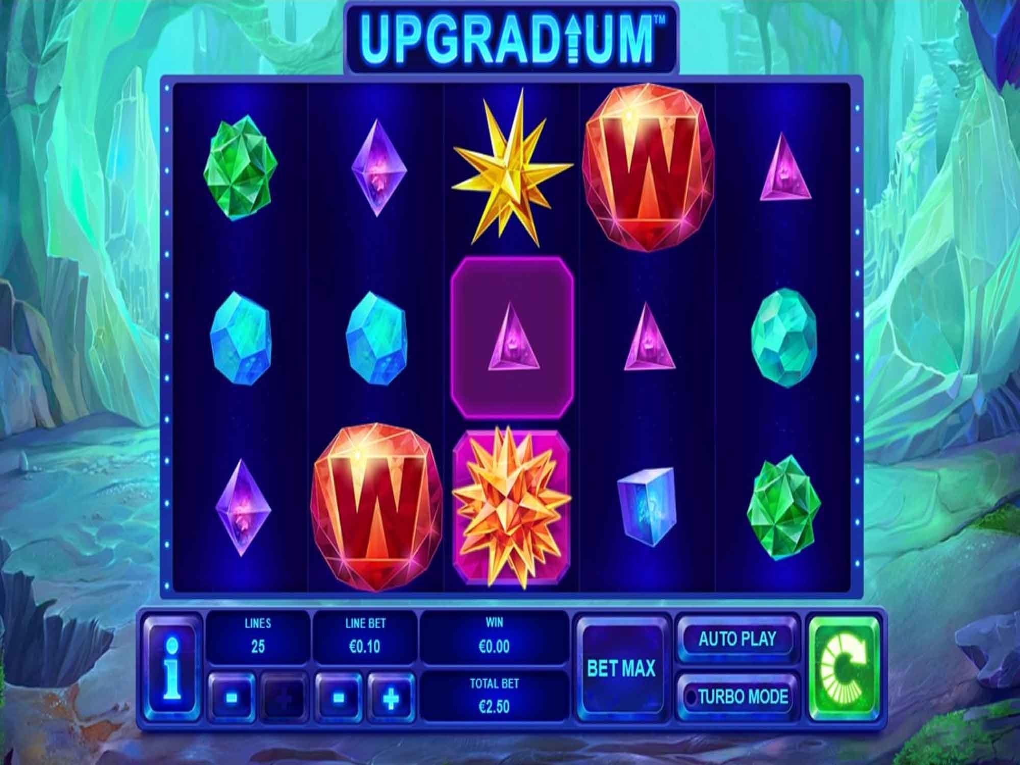 Upgradium video slot game screenshot