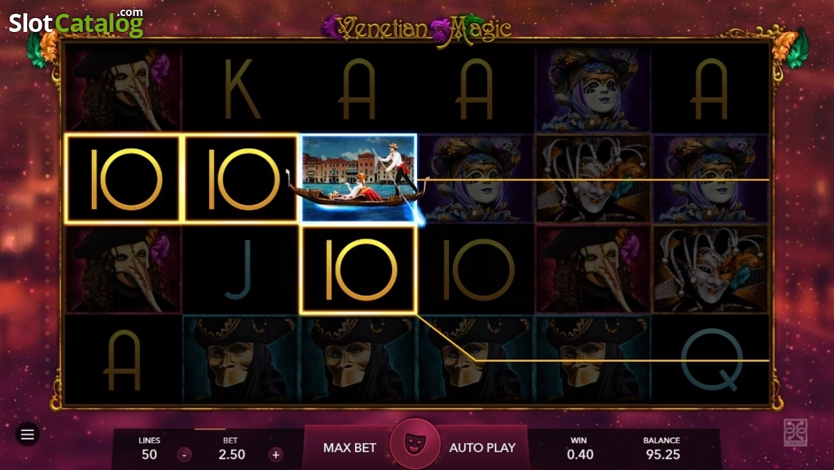 Venice Magic video slot game screenshot