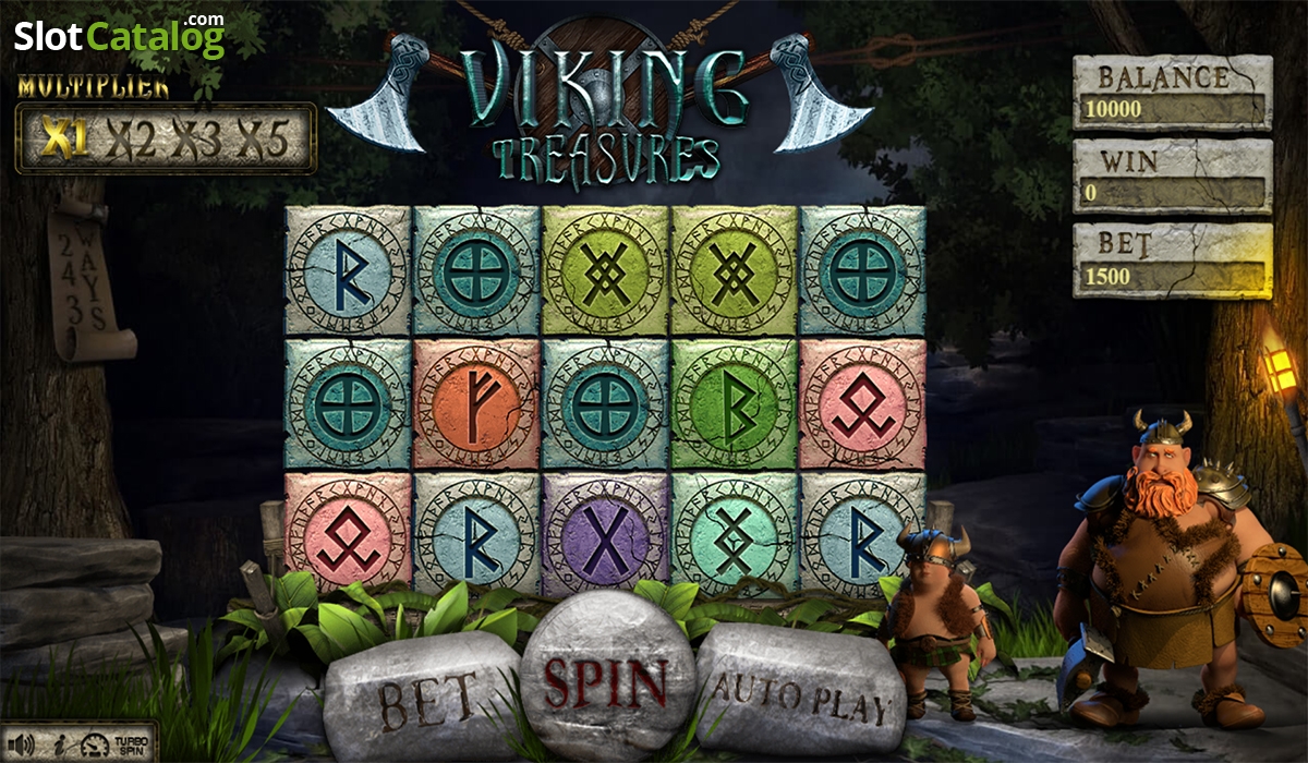 Viking Treasures slot game screenshot