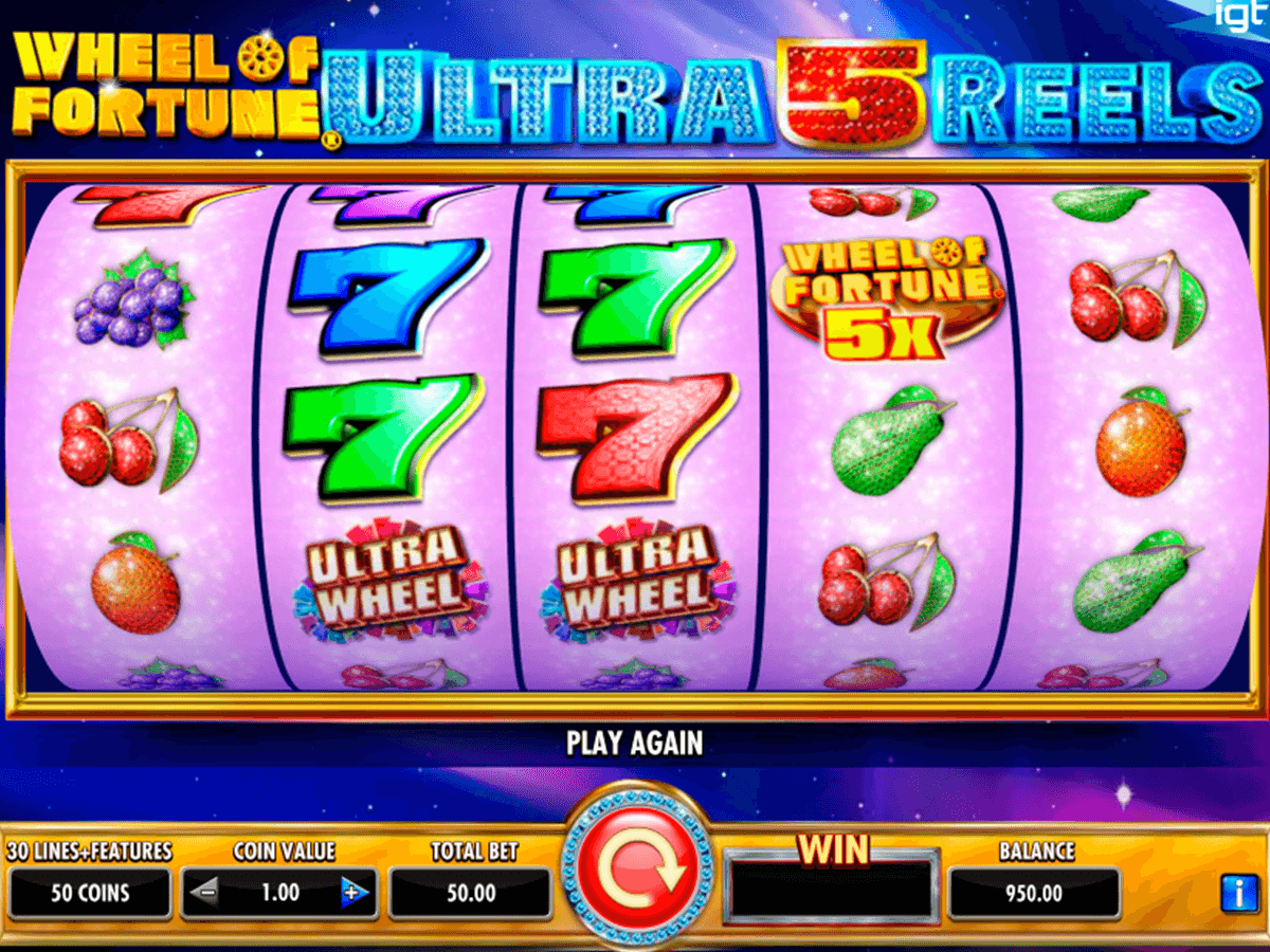 Wheel of Fortune: Ultra 5 Reels video slot game screenshot