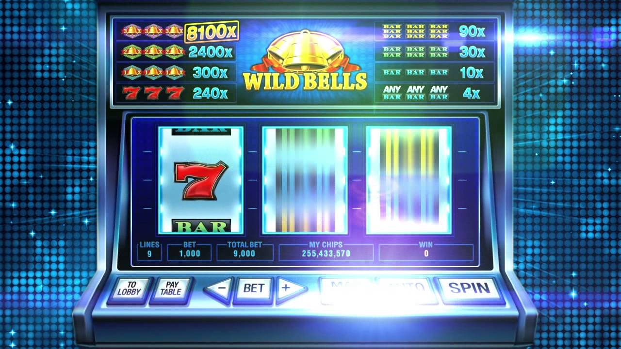 Wild Bells video slot game screenshot