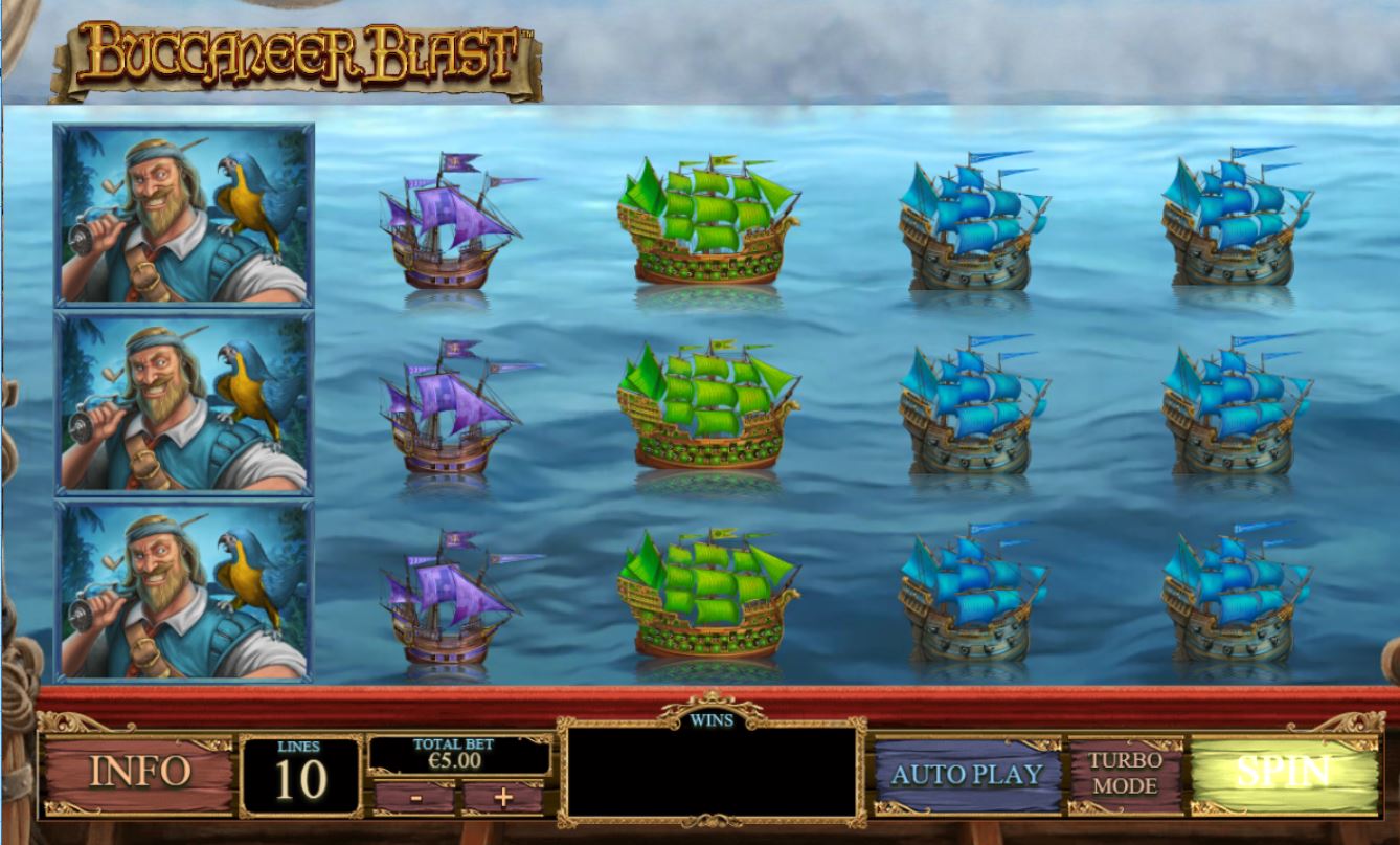 Wild Galleon slot machine screenshot