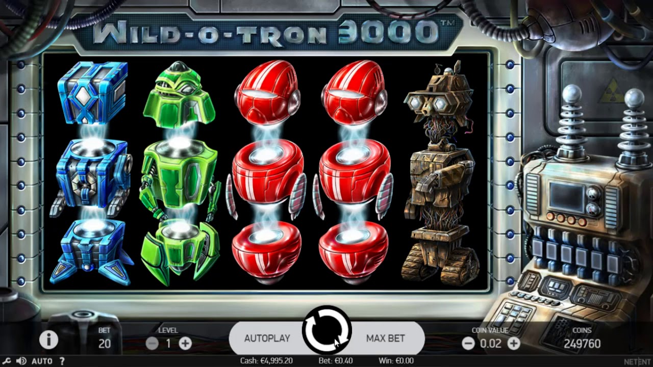 Wild-O-Tron 3000 slot game screenshot