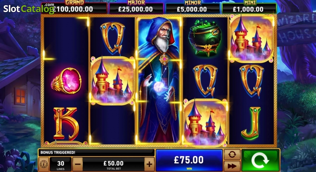 Win Wizard video slot game screenshot